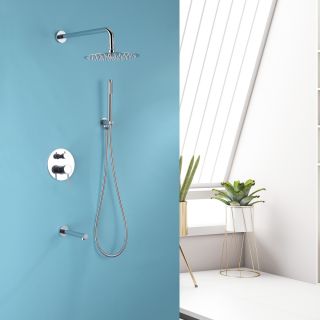 Душевая система ABBER Emotion хром AF8817